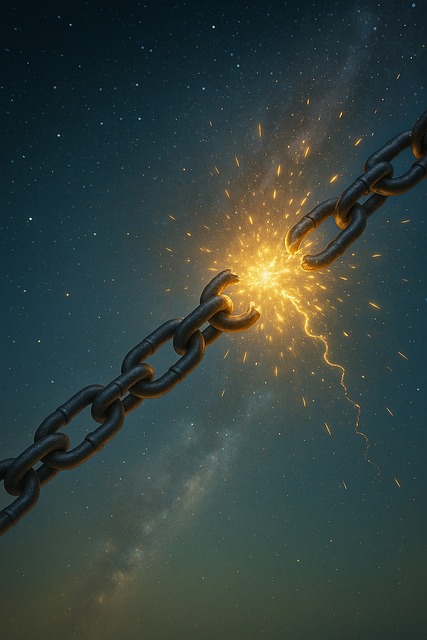 Free freedom liberation breaking chains illustration