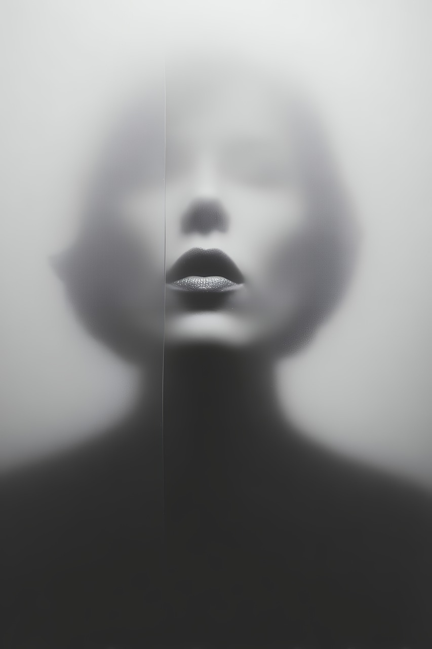 Free ai generated monochrome minimal illustration