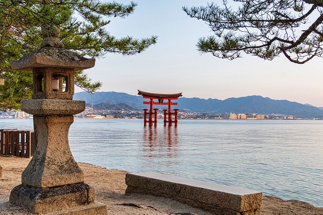 Japón, Miyajima, Torii, Naturaleza, Asia