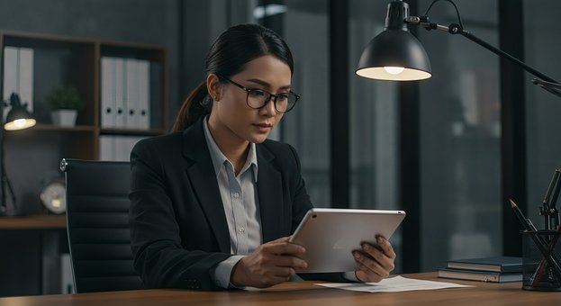 Free Businesswoman Asian illustration and picture