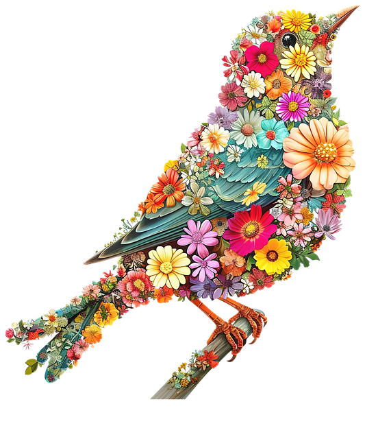 Pássaro Floral, Natureza, Pássaro