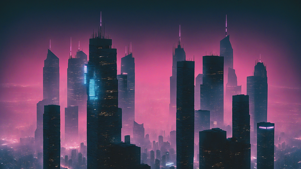 Free City Cityscape illustration and picture