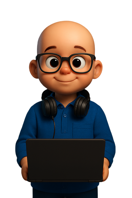 Ai Generert, Avatar, Mann, 3D, Musikk