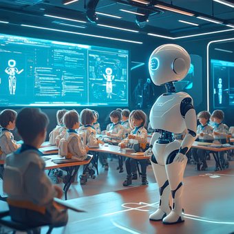Student, Klas, Robot, Onderwijs