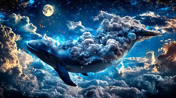 Free Ai Generated Whale illustration and picture