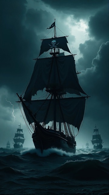 Free pirates pirate scull illustration