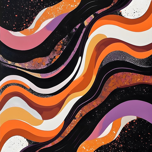 Free vortex iridescent fascinating illustration