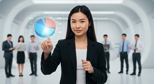Free Businesswoman Technology illustration and picture