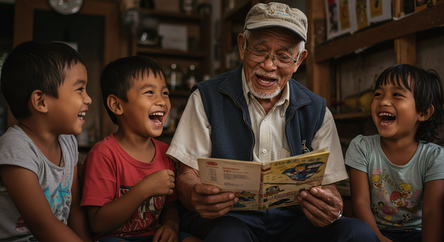 Free Family Grandfather illustration and picture