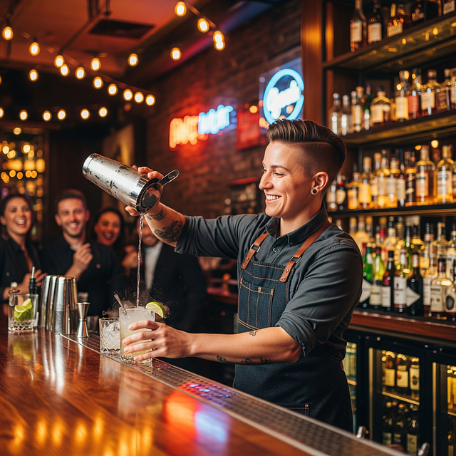 Bar, Bartender, Cocktail, Service, Liv