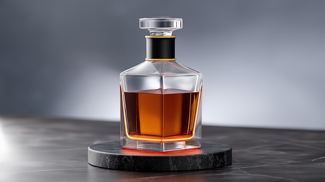 Free whiskey decanter glass illustration