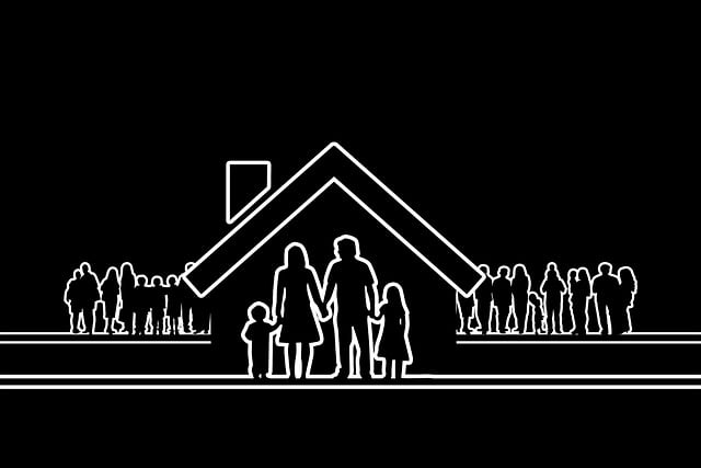 Free family home house illustration