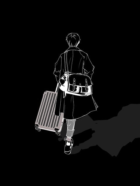 Free man going on illustration