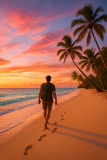 Tropischer Strand, Reisefotografie