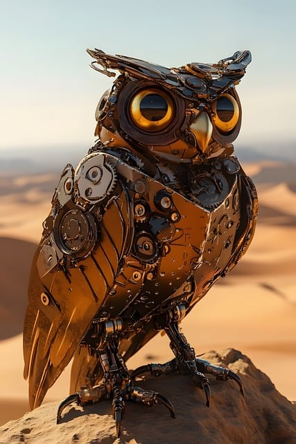Owl, Fugl, Natur, Dyr, Ugle, Robot