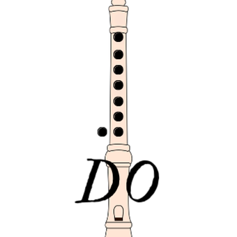 Recorder, Flöte, Hinweis, Noten, Machen