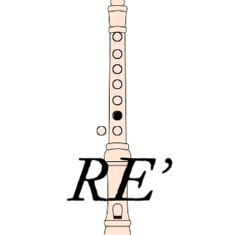 Recorder, Flöte, Hinweis, Noten