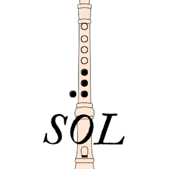 Recorder, Flöte, Hinweis, Noten, Sonne