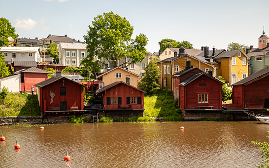Porvoo, Finlanda, Scandinavia, Clădire
