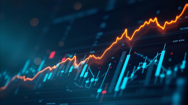 Free stock market financial chart market data illustration