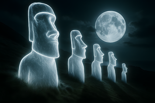 Free Moai Statues Easter Island illustration and picture