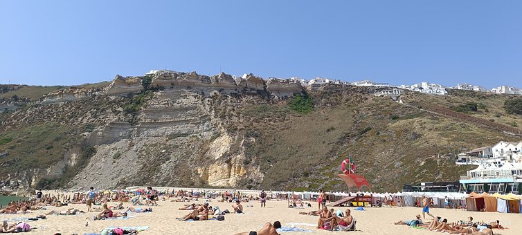 Portugal, Ozean, Große Wellen, Nazaré