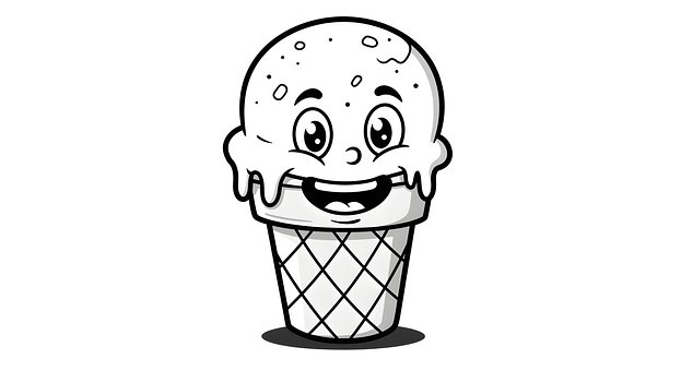 Free Ai Generated Ice Cream illustration and picture