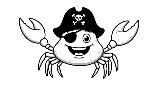 Free Ai Generated Crab illustration and picture