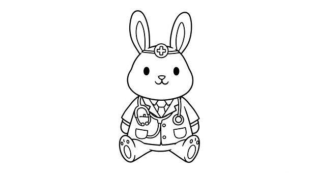 Free Bunny Rabbit illustration and picture