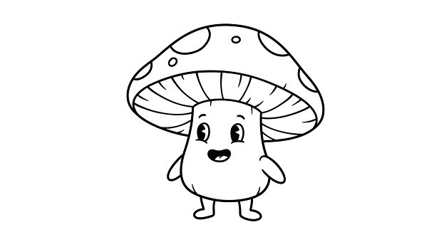 Free Mushroom Cartoon photo and picture