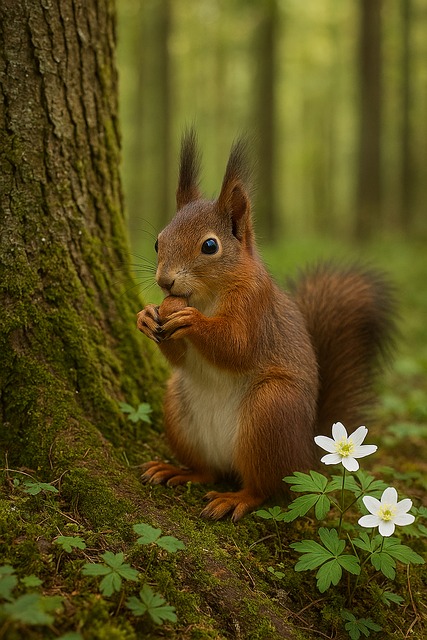 Free Animal Flowers illustration and picture