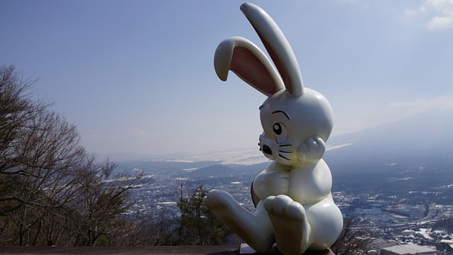 Puppe, Hase, Berg Fuji
