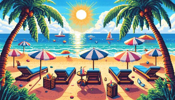 Free Beach Nature illustration and picture