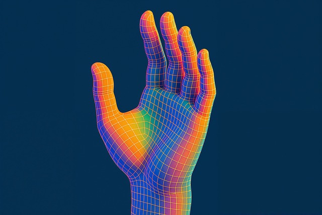 Free ai generated thermal imaging heat map illustration