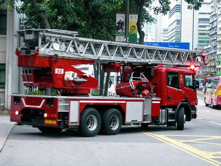 Free Fire Truck Turntable Ladder photo and picture