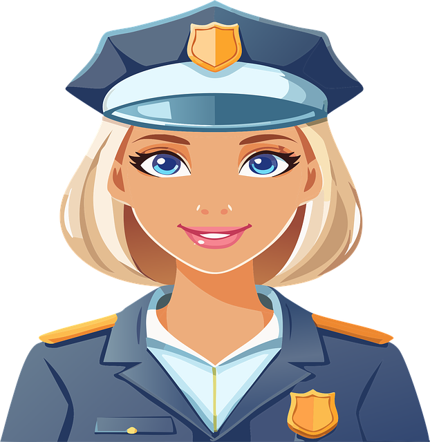 Free police cop crime illustration