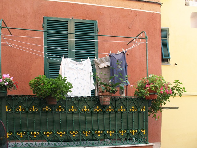 Taliansko, Liguria, Balkón, Visieť