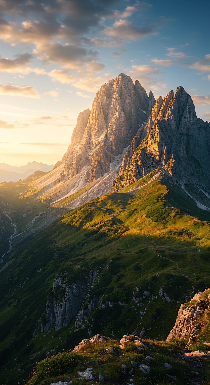 Download free HD stock image of Landscape Nature Free landscape nature mountain illustration