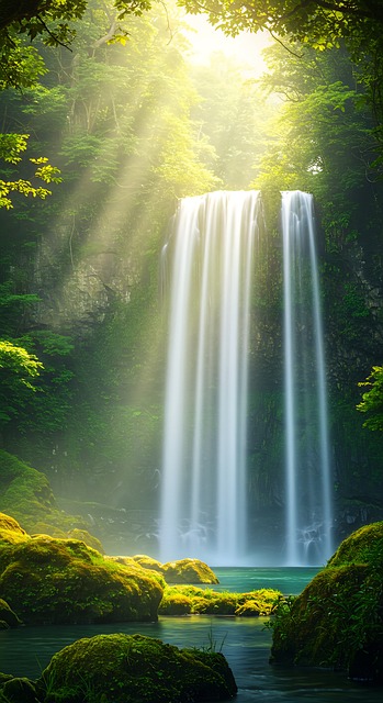 Free Waterfall Nature illustration and picture