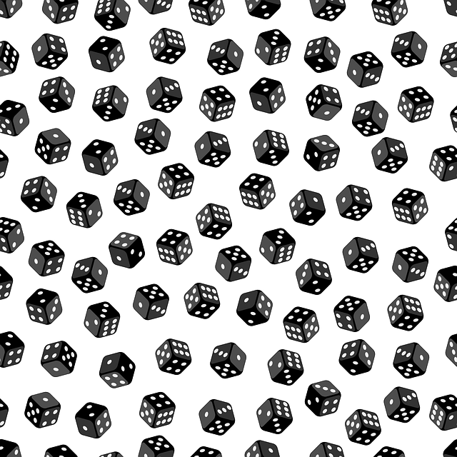 Free dice game cube vector