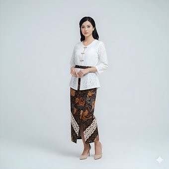Free Kebaya Batik illustration and picture