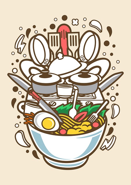 Free cooking ramen ramen design t-shirt design illustration