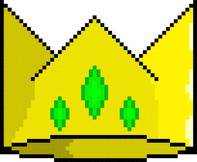 Free Crown Pixel vector and picture