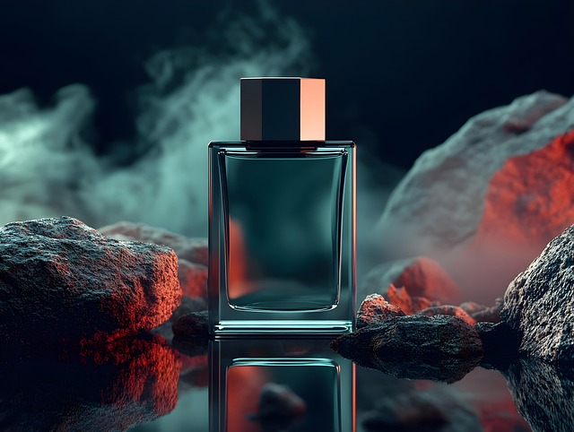 Free perfume bottle fragrance illustration