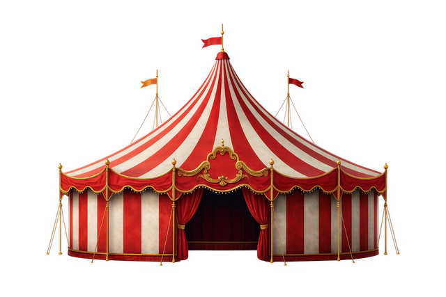 Free circus tent carnival tent vintage circus illustration