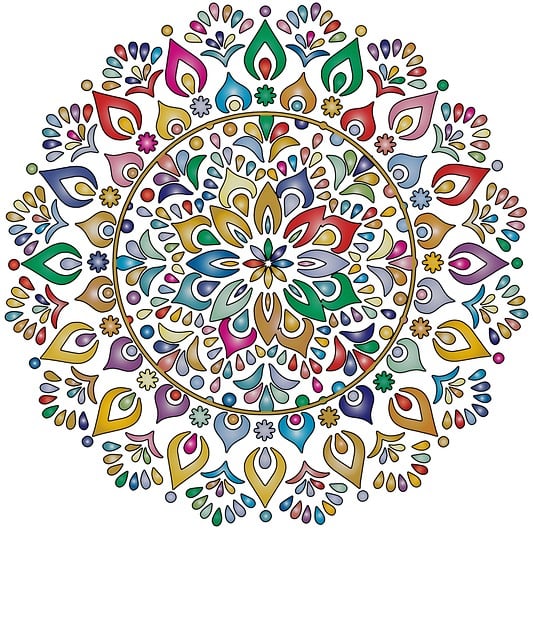 Mandala Colorida, Mandala, Ioga