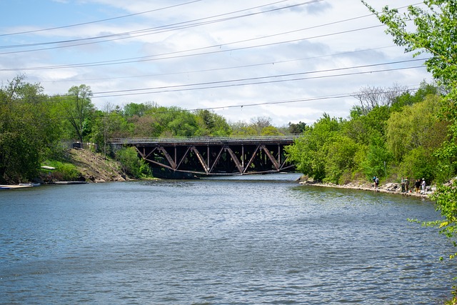 Free Bridge River photo and picture