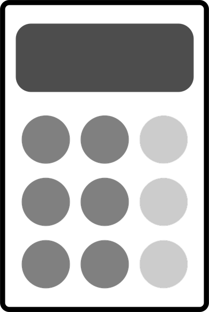 Free calculator accounting business vector
