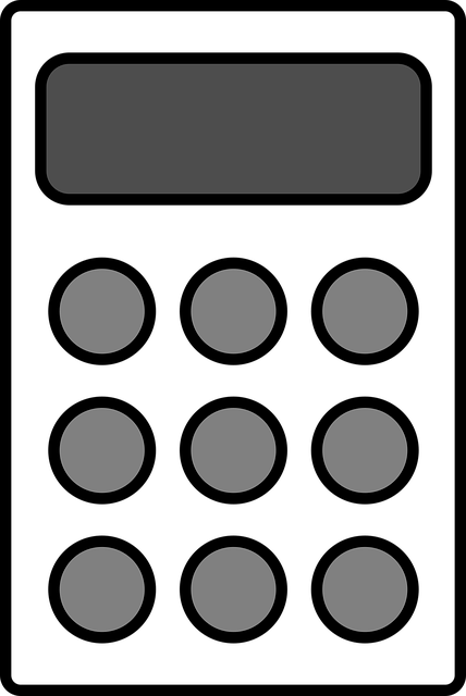 Free calculator accounting business illustration