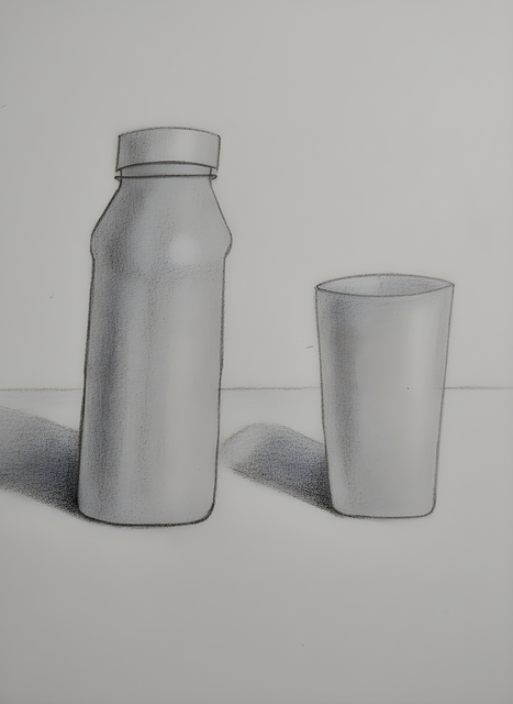 Stilleben, Tegning, Kunst, Kunstværk